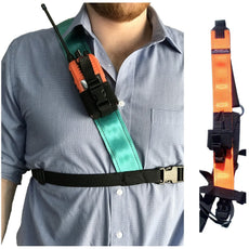 Radio Harness, Simple Shoulder, Orange